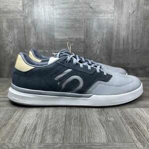 Five Ten Sleuth Shoes Men 11.5 Grey Suede Canvas Flat Pedal MTB NEW IG0367